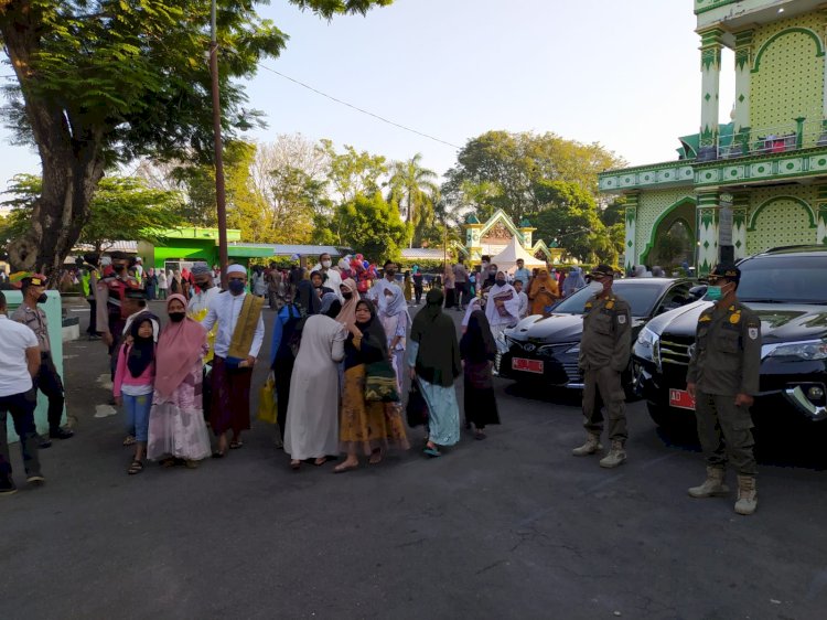 Pengamanan Sholat Ied Idul Adha 2022 di Masjid Raya Klaten