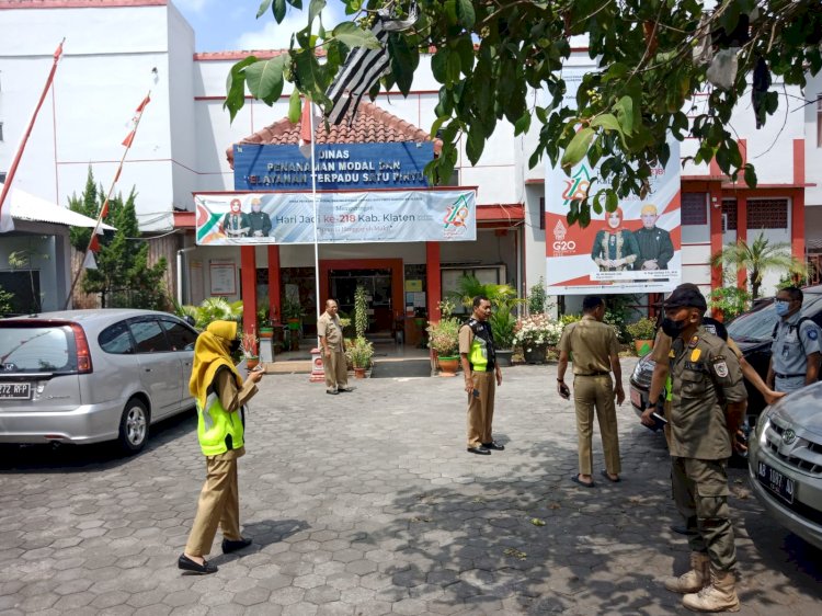 Operasi Gerakan Disiplin Pajak Untuk Rakyat Bersama Samsat Klaten di OPD Pemerintahan Kabupaten Klaten