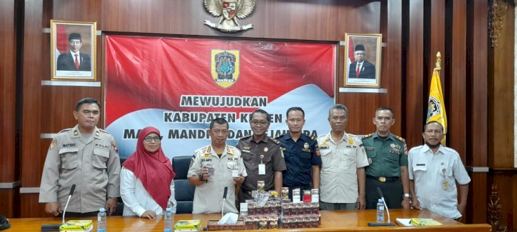 Operasi Pemberantasan Peredaran Rokok Ilegal di Kecamatan Ceper, Cawas, Trucuk, Karangdowo