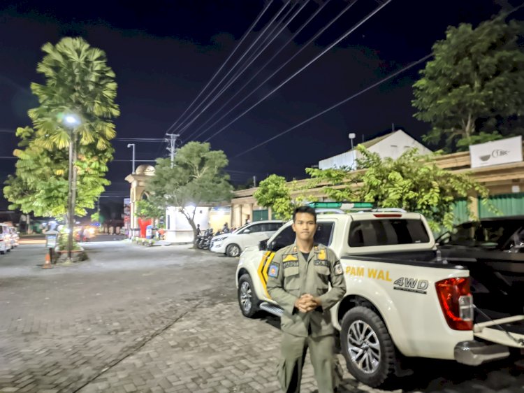 Pengamanan Subuh Berjamaah Bersama Bupati Klaten di Masjid Agung Al Aqsha Klaten