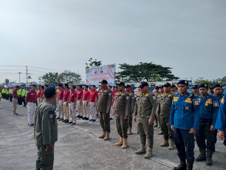 Apel Gelar Pasukan Menyambut Hari Raya Idhul Fitri Tahun 1444 H