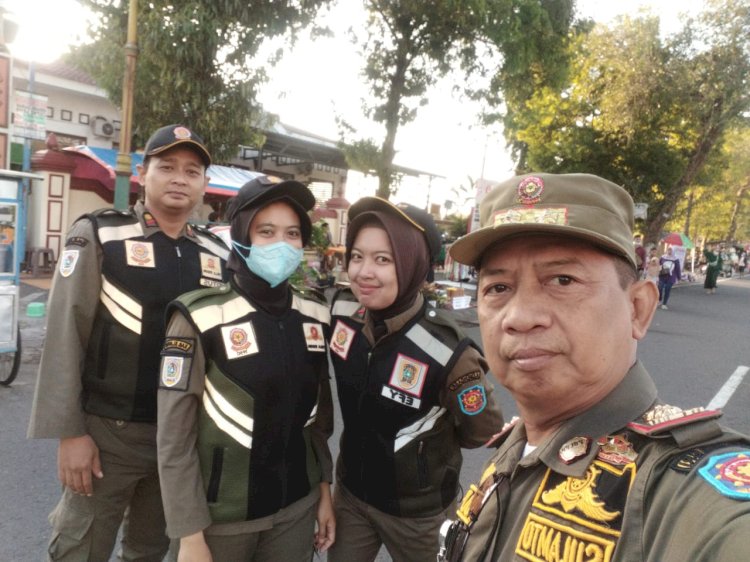 Pengamanan Area Klaten Car Free Day Bulan Mei