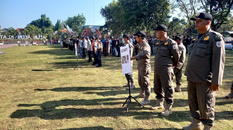 Gladi Simulasi Pengamanan Pilkades Serentak  Gelombang I Tahun 2023