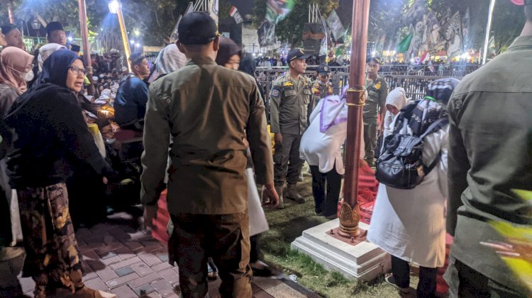 Pengamanan Event Klaten Berdzikir dan Bersholawat di Alun-Alun