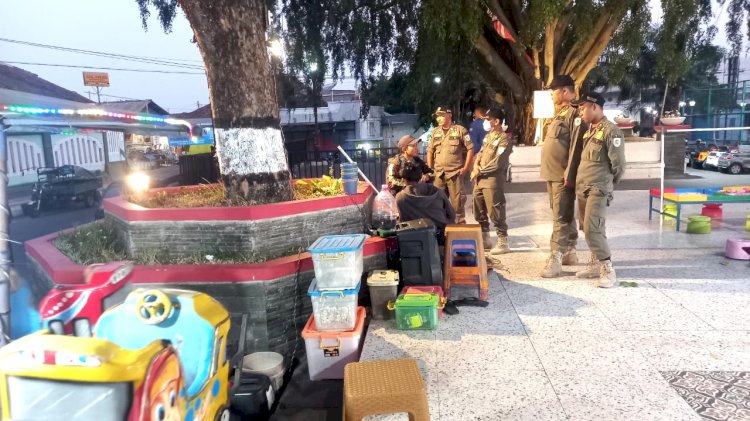 Patroli Pengamanan Taman Gergunung, Taman Lampion dan Alun-Alun Klaten