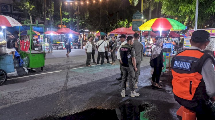 Pengamanan Klaten Car Free Night dan Konser Selametan Pasar Gedhe