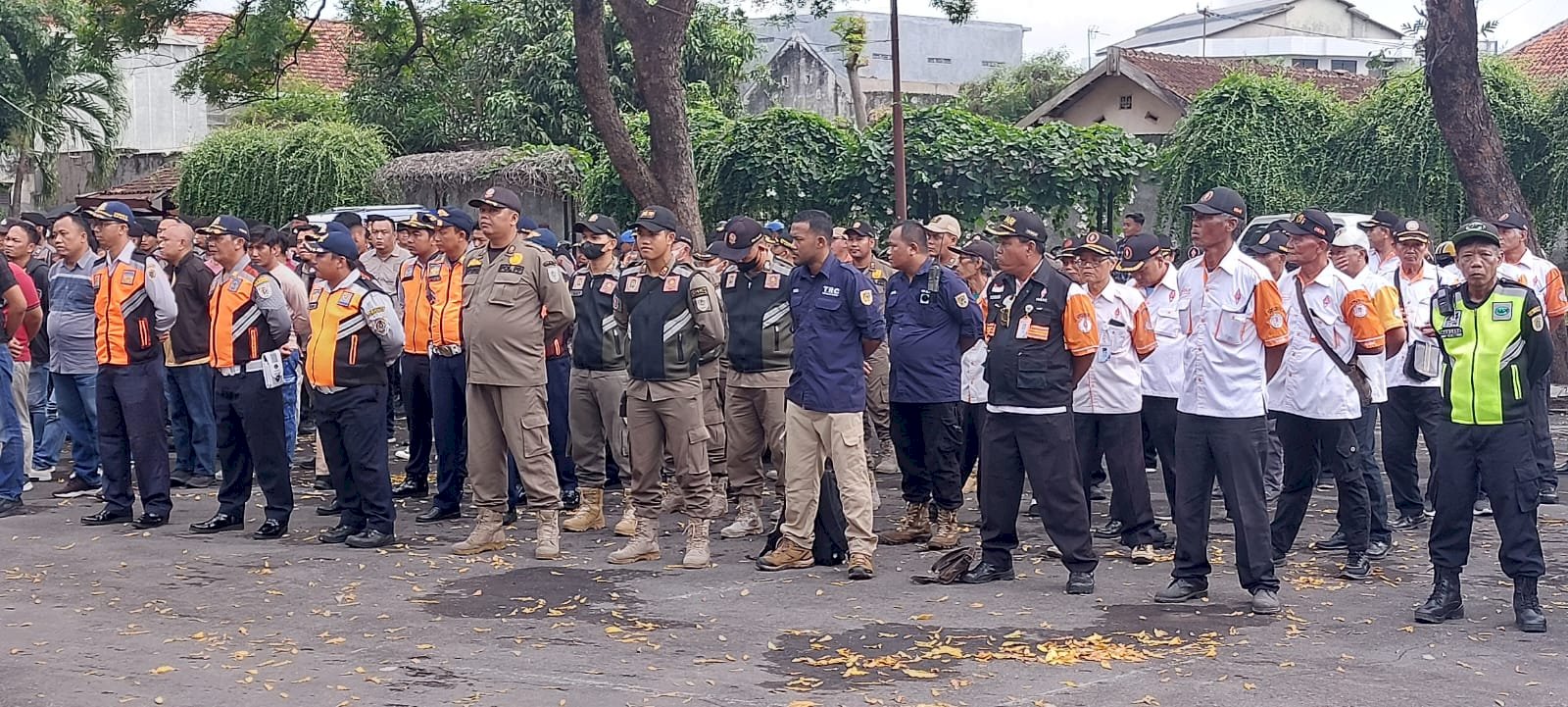 Pengamanan Pentas Musik Malam Tahun Baru di Alun-Alun Klaten