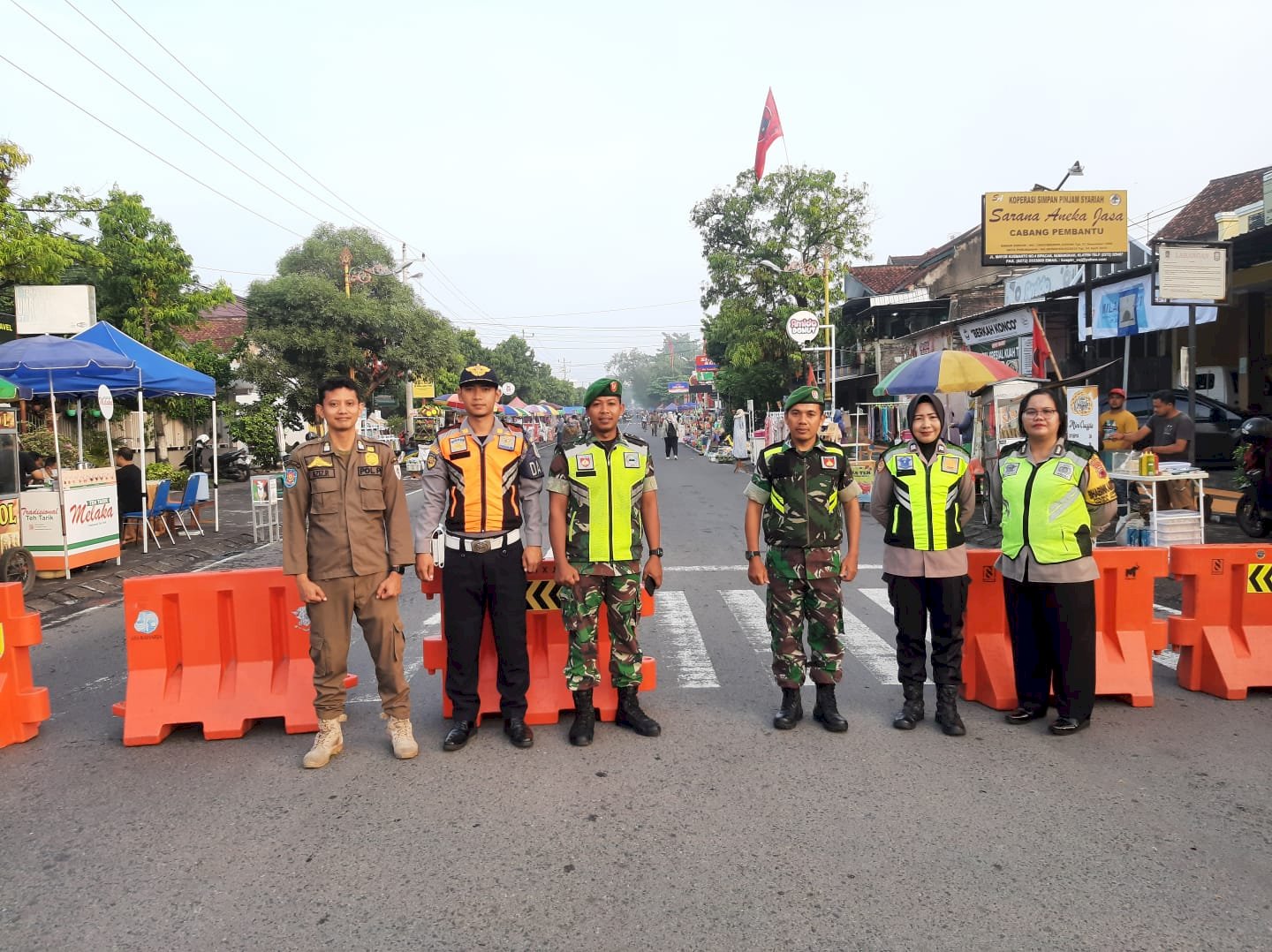 Pengamanan Area Klaten Car Free Day