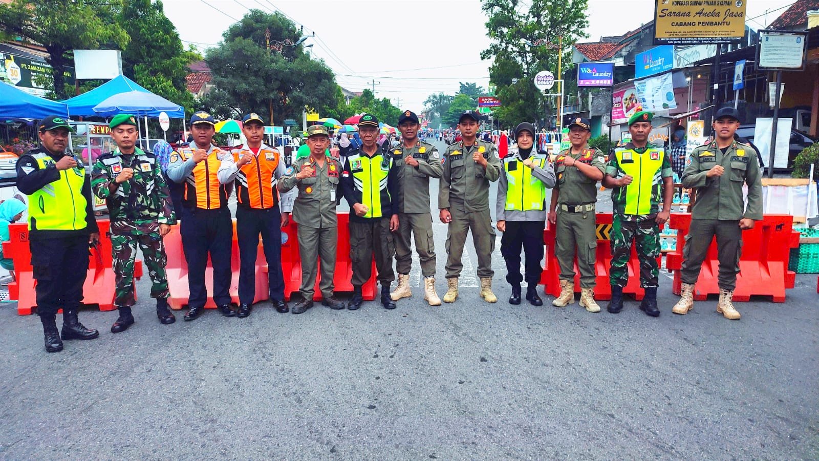 Pengamanan Area Klaten Car Free Day Bulan Juni