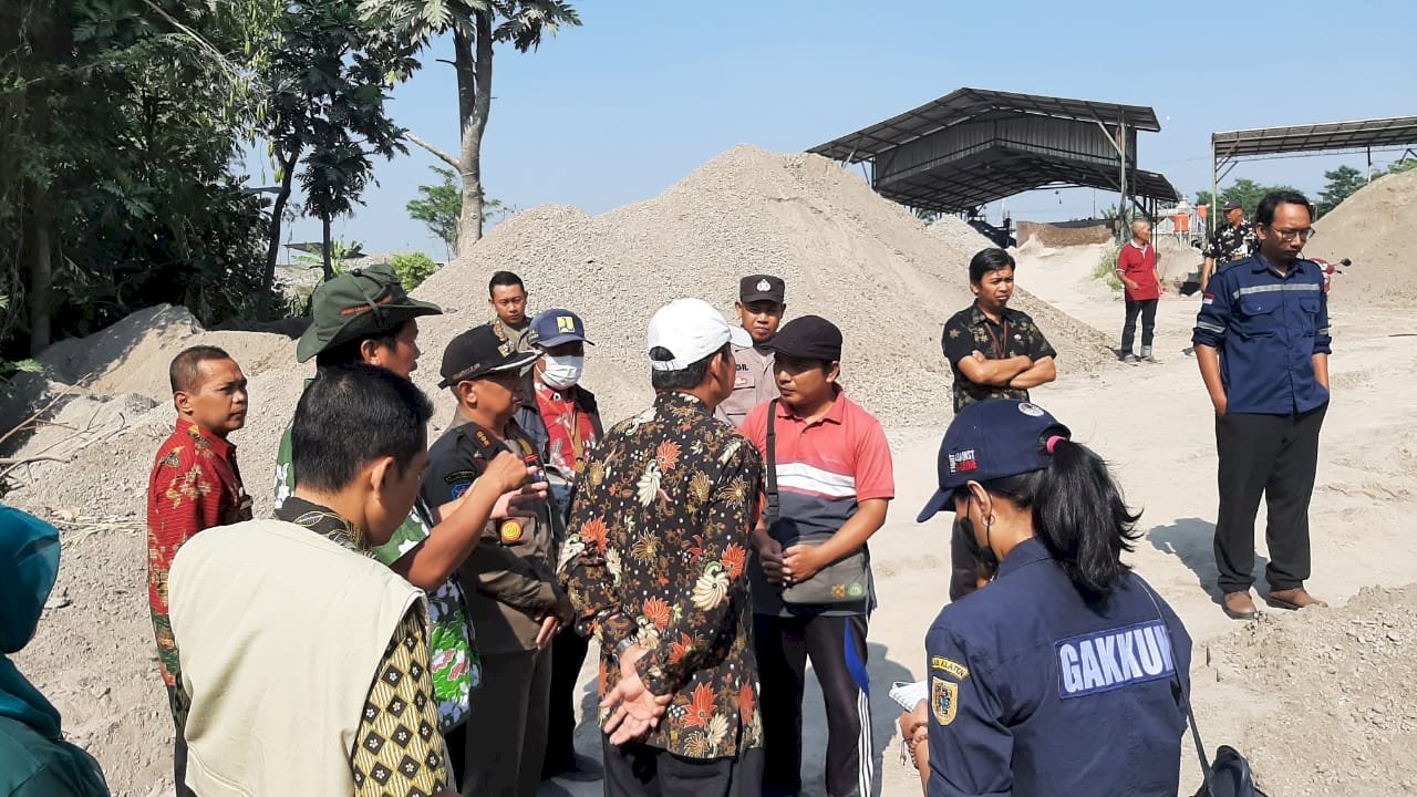 Sidak Usaha Depo Pencucian Pasir di Desa Basin Kecamatan Kebonarum