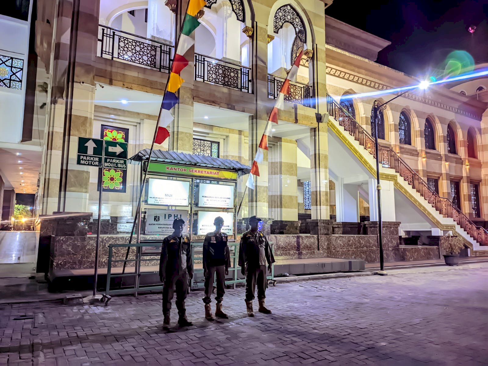 Pengamanan Gerakan Sholat Subuh Bersama Bupati Klaten di Masjid Al-Aqsa