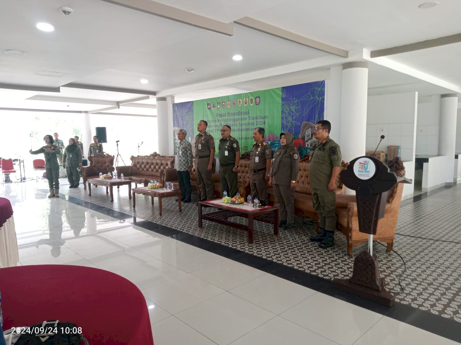 Rapat Koordinasi Sinergitas Penyelenggaraan Trantibum Dalam Rangka Pilkada Serentak 2024