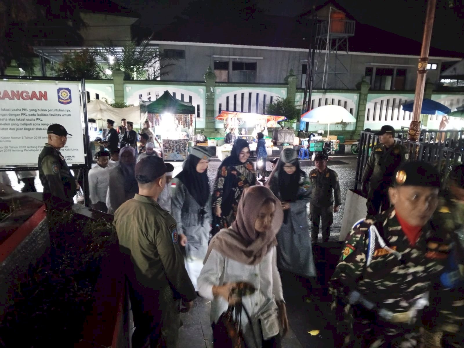 Pengamanan Klaten Berdzikir dan Bersholawat