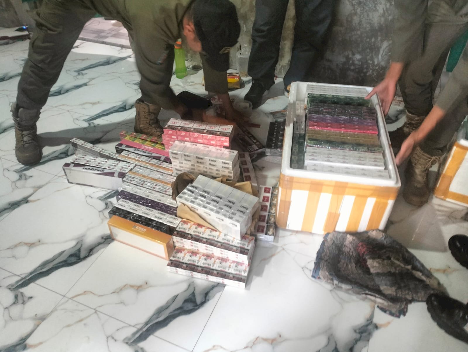 Operasi Gabungan Pemberantasan Rokok Ilegal, Satpol PP Klaten Temukan 31 Ribu Batang Rokok Ilegal di Kecamatan Cawas