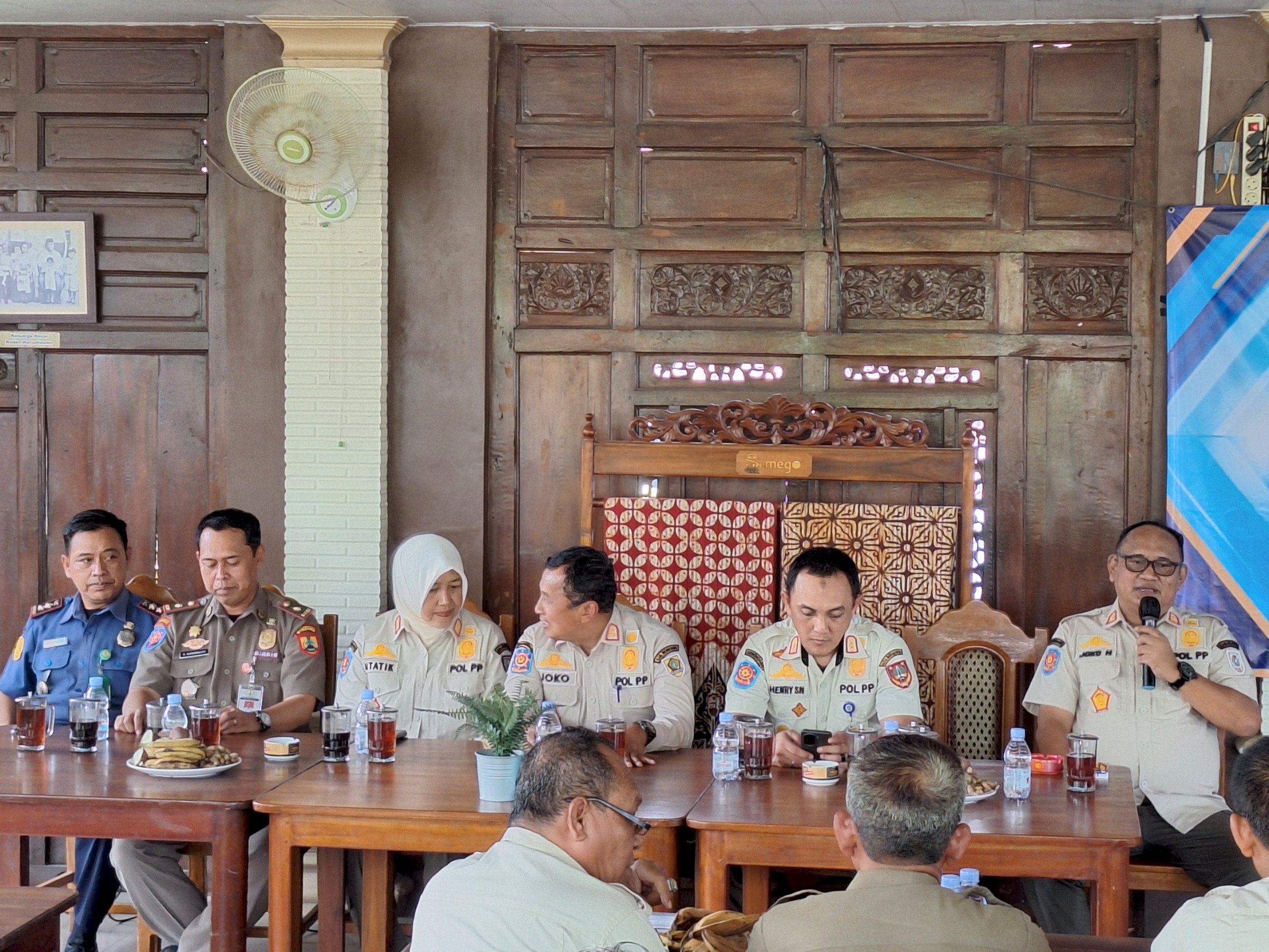 Satpol PP se-Soloraya Gelar Rakor di Klaten Bahas Kerja Sama Trantibumtranmas