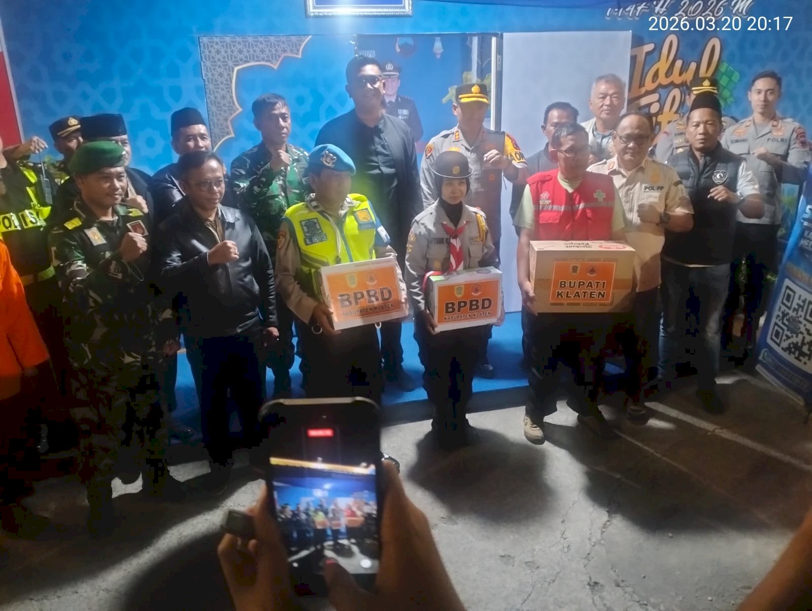 Satpol PP Klaten Monitoring Pos Pengamanan Idulfitri di Sejumlah Titik Strategis