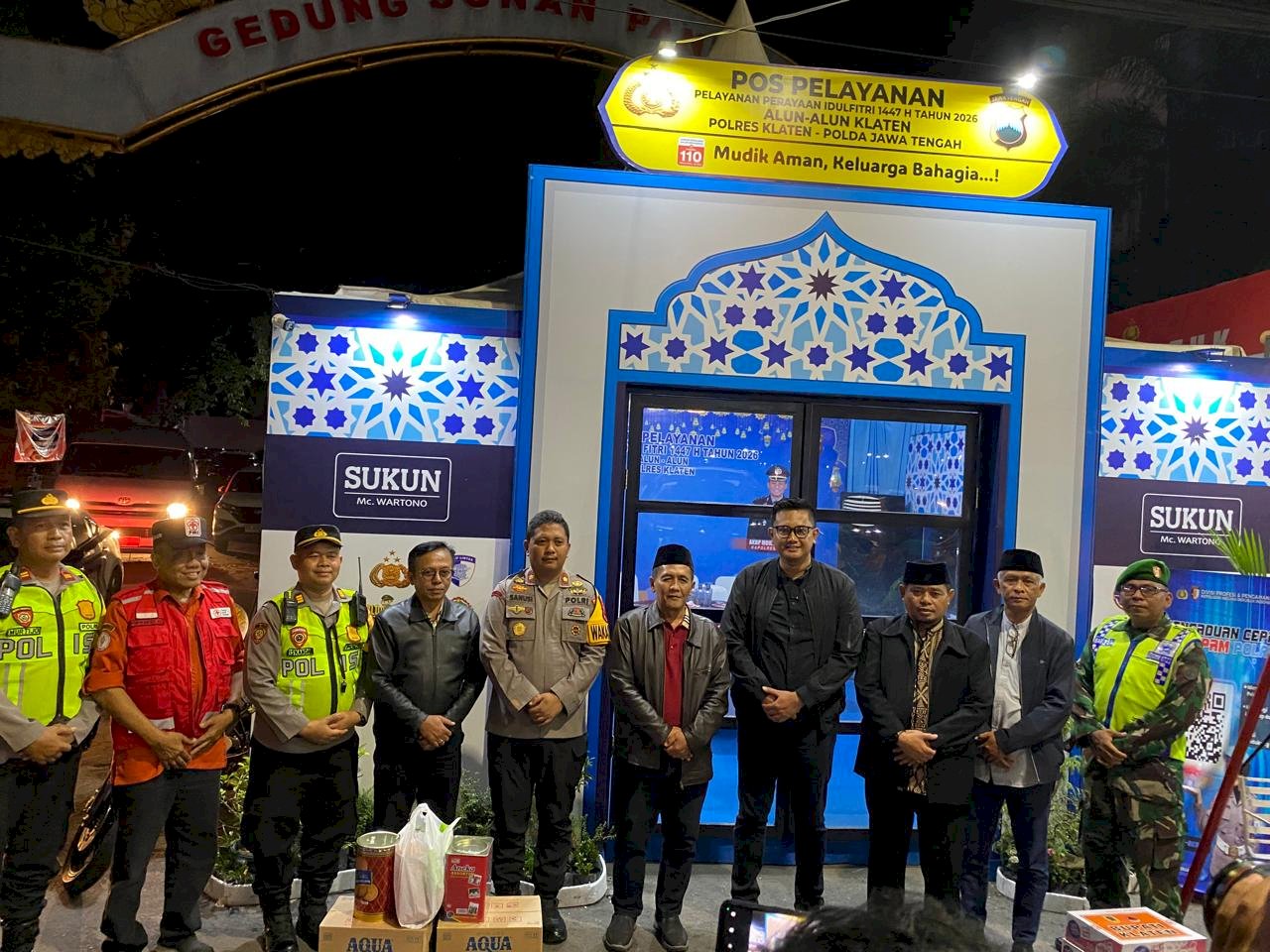 Satpol PP Klaten Monitoring Pos Pengamanan Idulfitri di Sejumlah Titik Strategis